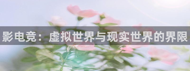 完美电竞世界官网：影电竞：虚拟世界与现实世界的界限