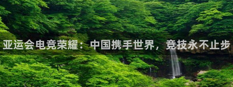 完美电竞官网首页：亚运会电竞荣耀：中国携手世界，竞技永不止步