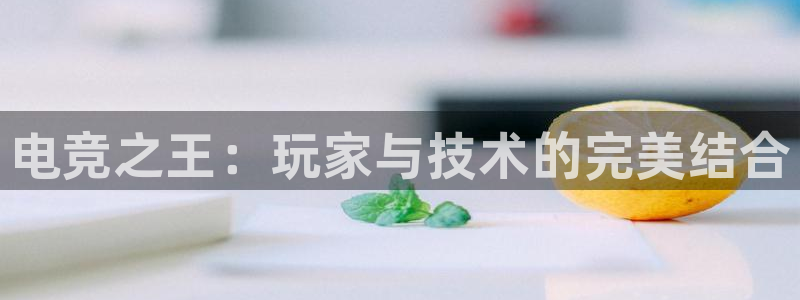 完美电竞官网：电竞之王：玩家与技术的完美结合