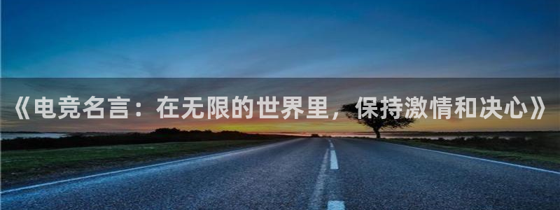 完美电竞大会员：《电竞名言：在无限的世界里，保持激情和决心》
