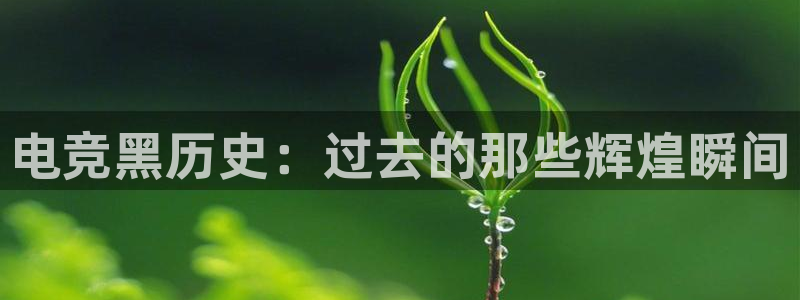 完美电竞对战：电竞黑历史：过去的那些辉煌瞬间