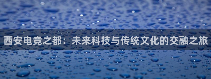 cs完美电竞平台：西安电竞之都：未来科技与传统文化的交融之旅