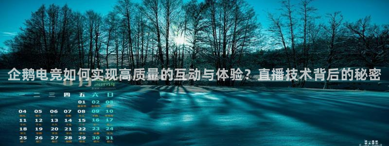 完美电竞大会员：企鹅电竞如何实现高质量的互动与体验？直播技术背后的秘密